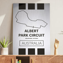 Load image into Gallery viewer, Albert Park Circuit - Pista Series - Raw Metal