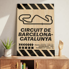 Load image into Gallery viewer, Circuit de Barcelona-Catalunya - Campione Series - Wood