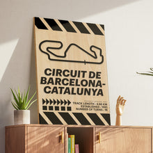 Load image into Gallery viewer, Circuit de Barcelona-Catalunya - Campione Series - Wood