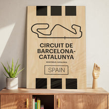 Load image into Gallery viewer, Circuit de Barcelona-Catalunya - Pista Series - Wood
