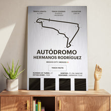 Load image into Gallery viewer, Autodromo Hermanos Rodriguez - Corsa Series - Raw Metal