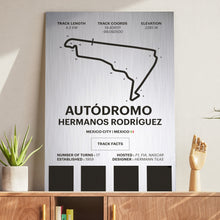Load image into Gallery viewer, Autodromo Hermanos Rodriguez - Corsa Series - Raw Metal