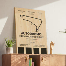 Load image into Gallery viewer, Autodromo Hermanos Rodriguez - Corsa Series - Wood