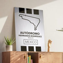 Load image into Gallery viewer, Autodromo Hermanos Rodriguez - Pista Series - Raw Metal