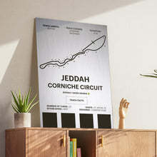 Load image into Gallery viewer, Jeddah Corniche Circuit - Corsa Series - Raw Metal