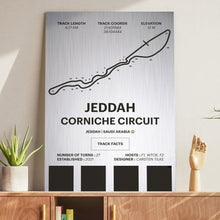 Load image into Gallery viewer, Jeddah Corniche Circuit - Corsa Series - Raw Metal