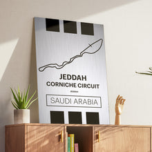 Load image into Gallery viewer, Jeddah Corniche Circuit - Pista Series - Raw Metal