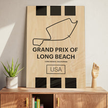 Load image into Gallery viewer, Grand Prix of Long Beach - Pista Series - Wood