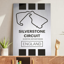 Load image into Gallery viewer, Silverstone Circuit - Pista Series - Raw Metal