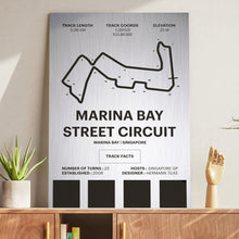 Load image into Gallery viewer, Marina Bay Street Circuit - Corsa Series - Raw Metal
