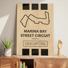 Load image into Gallery viewer, Marina Bay Street Circuit - Pista Series - Wood