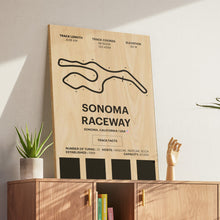 Load image into Gallery viewer, Sonoma Raceway - Corsa Series - Wood