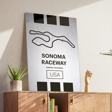 Load image into Gallery viewer, Sonoma Raceway - Pista Series - Raw Metal