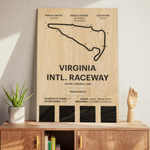 Load image into Gallery viewer, Virginia International Raceway - Corsa Series - Wood