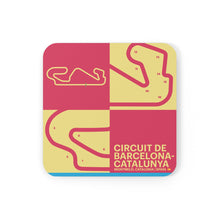Load image into Gallery viewer, Circuit De Barcelona-Catalunya - Cork Back Coaster