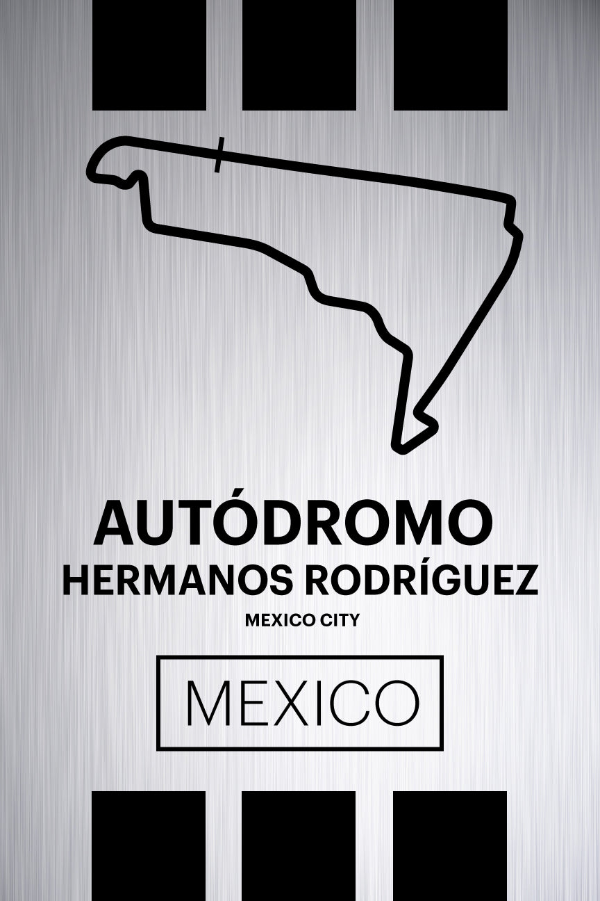 Autodromo Hermanos Rodriguez - Pista Series - Raw Metal