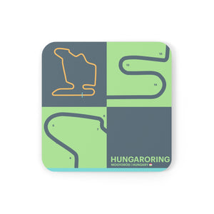 Hungaroring - Cork Back Coaster