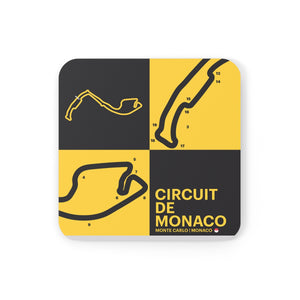 Monaco - Cork Back Coaster