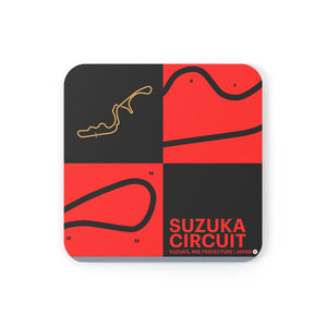 Suzuka Circuit - Cork Back Coaster