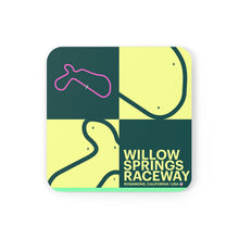 Load image into Gallery viewer, Willow Springs Raceway - Cork Back Coaster
