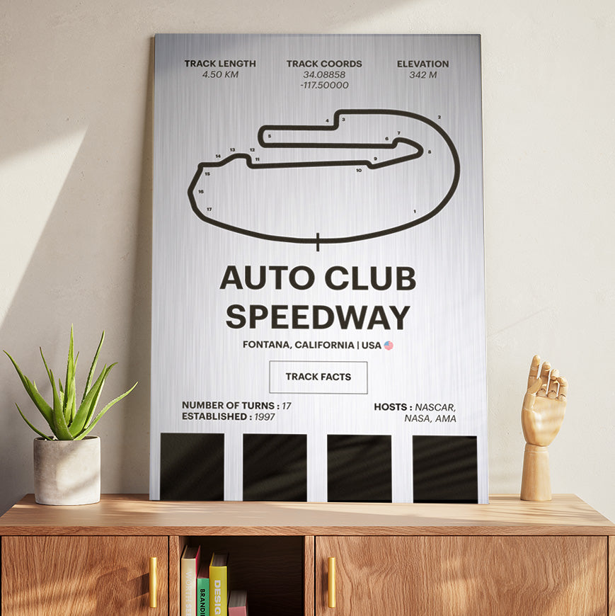 Auto Club Speedway - Corsa Series - Raw Metal