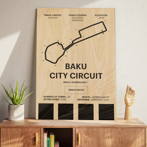 Baku City Circuit - Corsa Series - Wood