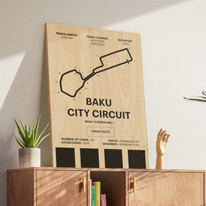 Baku City Circuit - Corsa Series - Wood