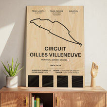Load image into Gallery viewer, Circuit Gilles Villeneuve - Corsa Series - Wood
