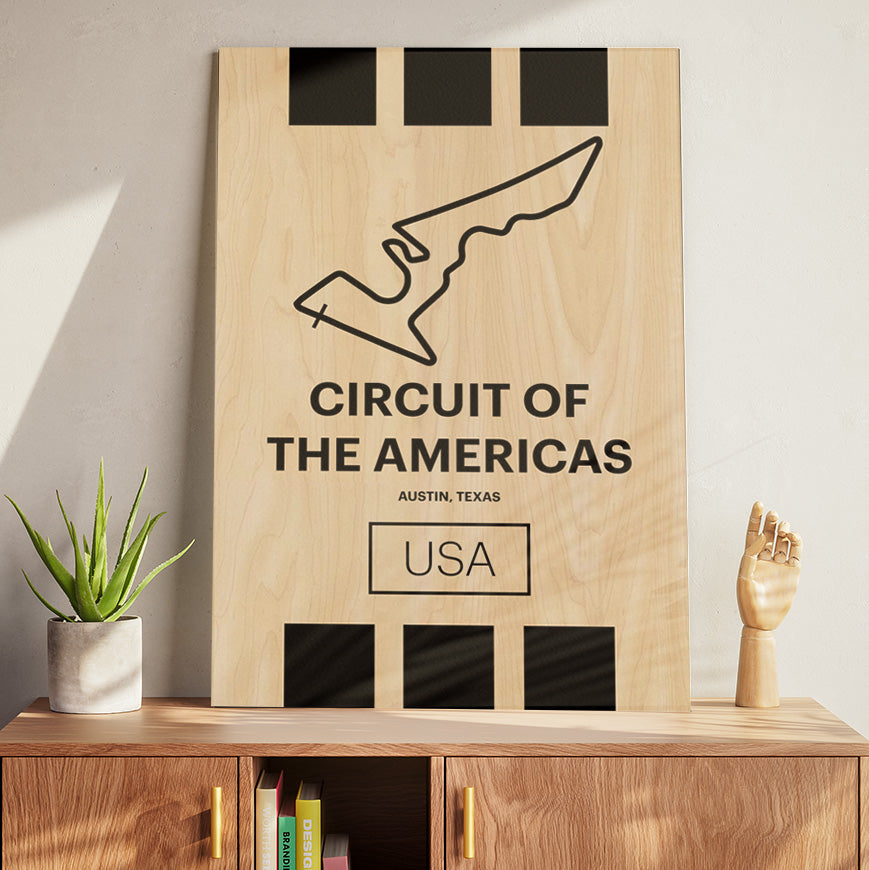 Circuit of the Americas - Pista Series - Wood