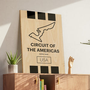 Circuit of the Americas - Pista Series - Wood