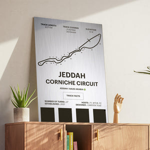 Jeddah Corniche Circuit - Corsa Series - Raw Metal