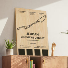 Load image into Gallery viewer, Jeddah Corniche Circuit - Corsa Series - Wood
