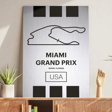 Load image into Gallery viewer, Miami Grand Prix - Pista Series - Raw Metal
