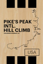 Load image into Gallery viewer, Pike&#39;s Peak Intl. Hill Climb - Pista Series - Wood
