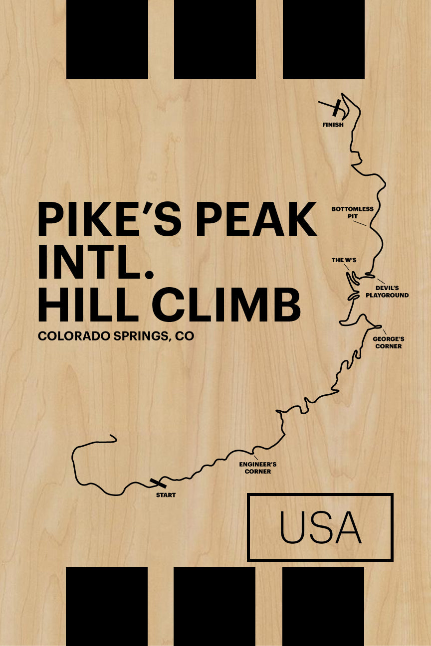 Pike's Peak Intl. Hill Climb - Pista Series - Wood