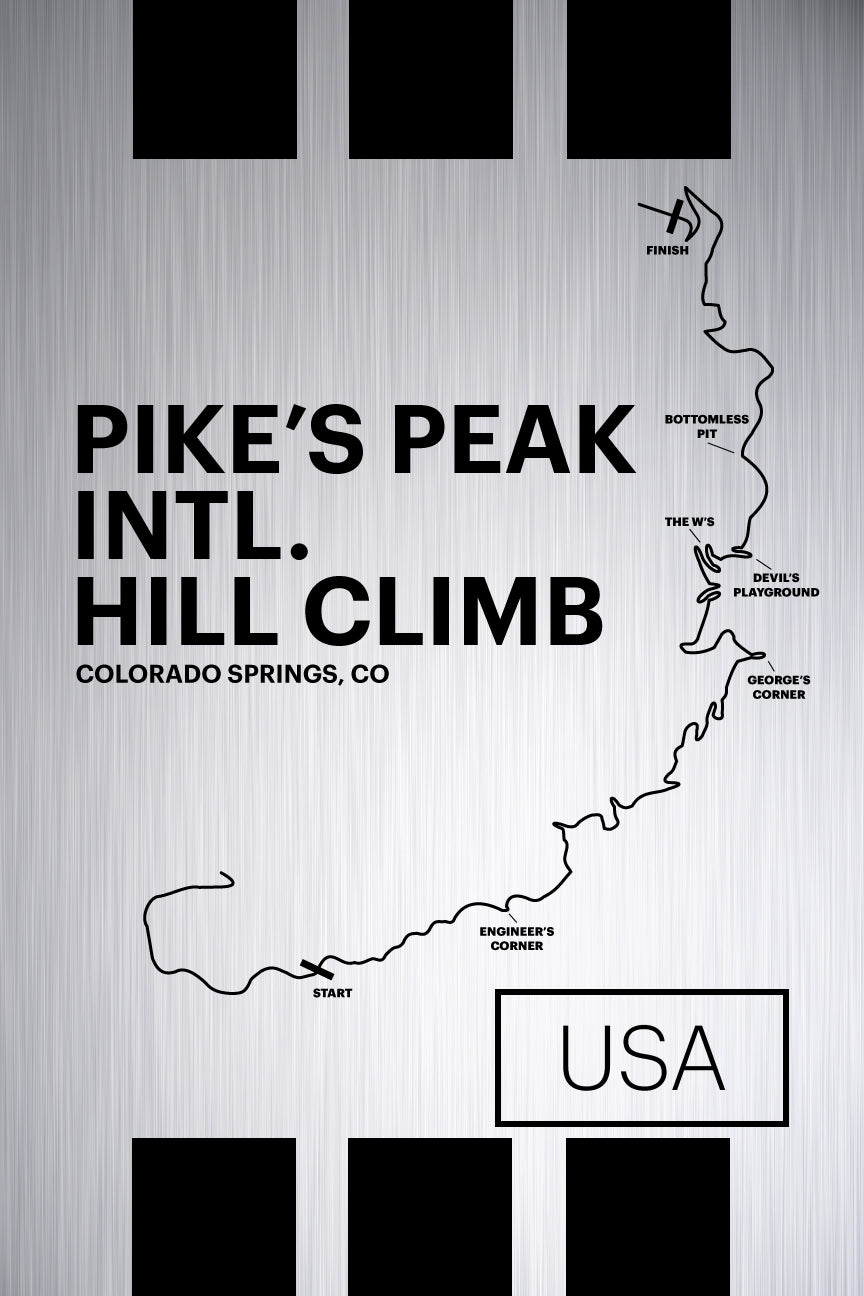 Pike's Peak Intl. Hill Climb - Pista Series - Raw Metal