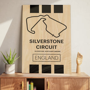 Silverstone Circuit - Pista Series - Wood