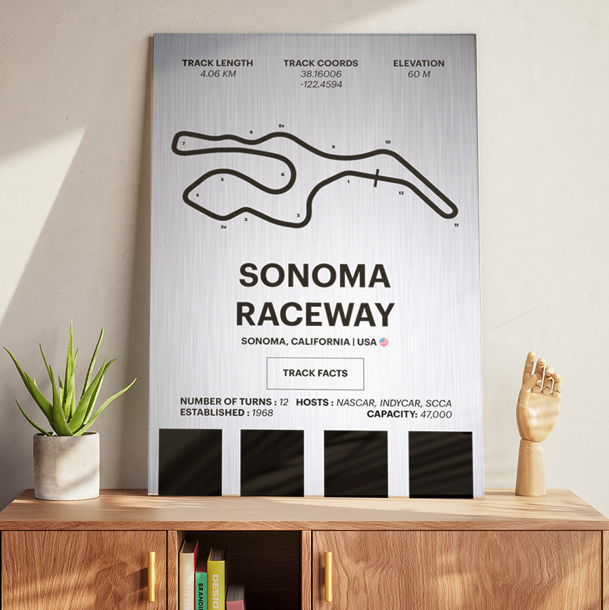 Sonoma Raceway - Corsa Series - Raw Metal