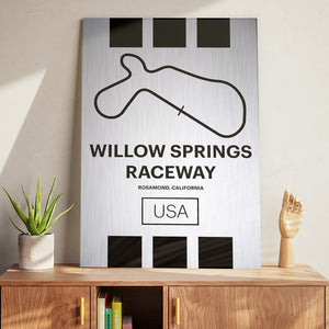 Willow Springs Raceway - Pista Series - Raw Metal