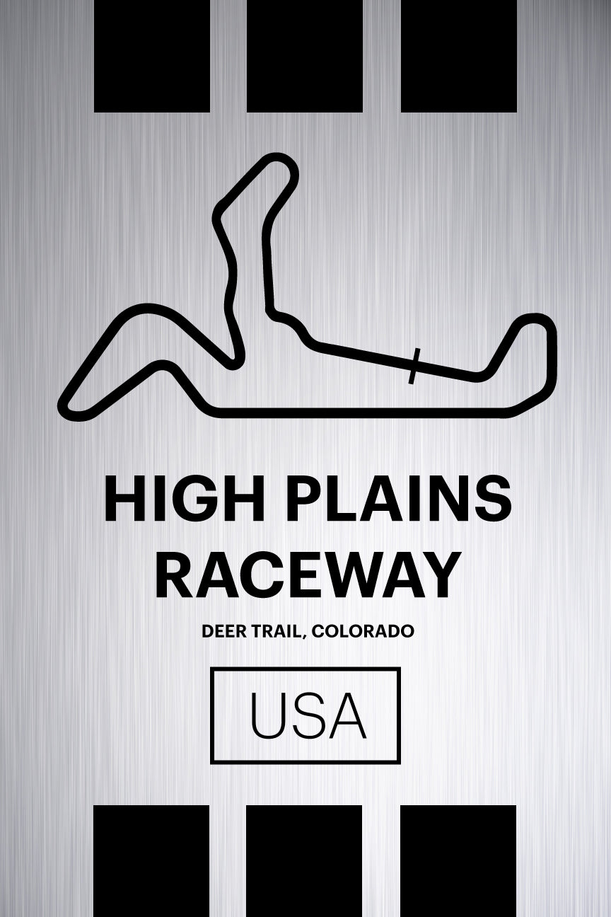 High Plains Raceway - Pista Series - Raw Metal