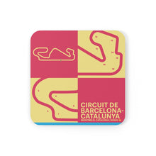Load image into Gallery viewer, Circuit De Barcelona-Catalunya - Cork Back Coaster
