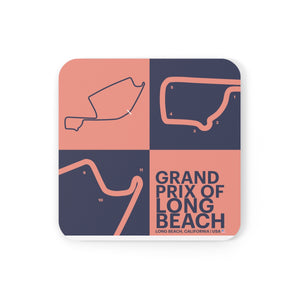 Grand Prix of Long Beach - Cork Back Coaster