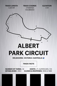 Albert Park Circuit - Corsa Series - Raw Metal