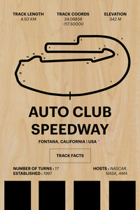 Auto Club Speedway - Corsa Series - Wood