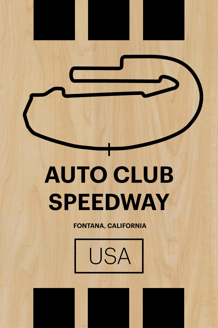 Auto Club Speedway - Pista Series - Wood