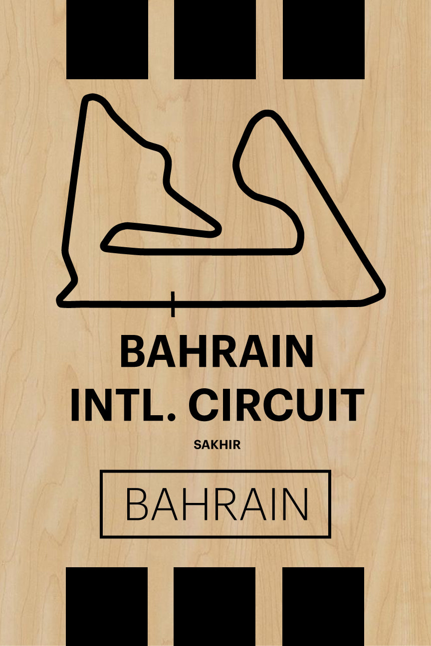 Bahrain International Circuit - Pista Series - Wood