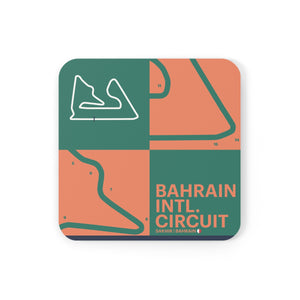 Bahrain Circuit - Cork Back Coaster