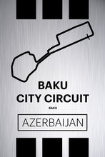 Load image into Gallery viewer, Baku City Circuit - Pista Series - Raw Metal
