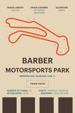 Load image into Gallery viewer, Barber Motorsports Park - Corsa Series
