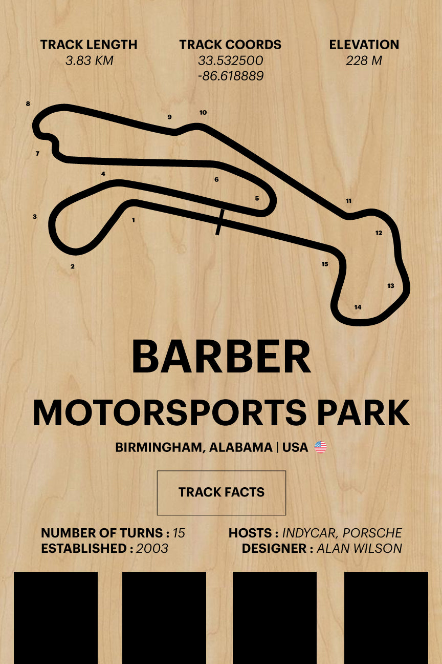 Barber Motorsports Park - Corsa Series - Wood